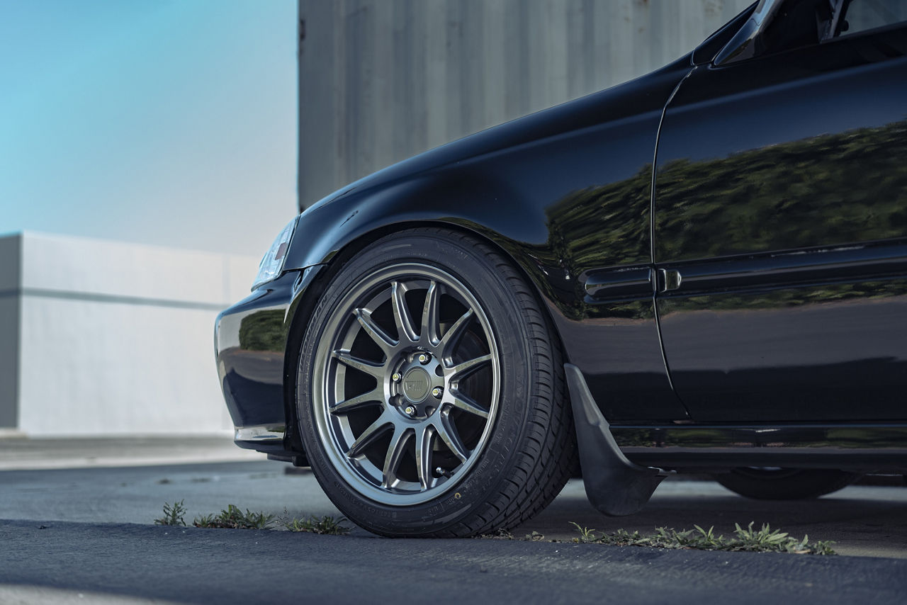 1996 Honda Civic - Motegi S12 - Gray | Wheel Pros